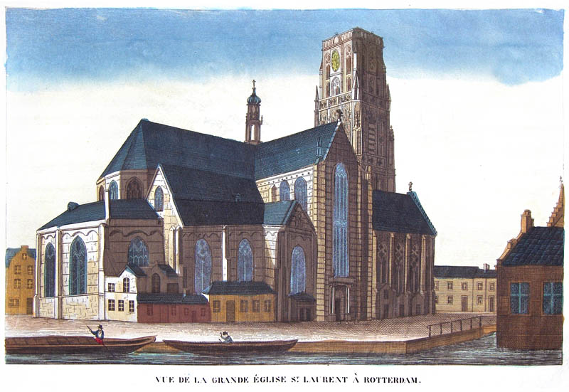 Rotterdam Grote Kerk 1750 Basset